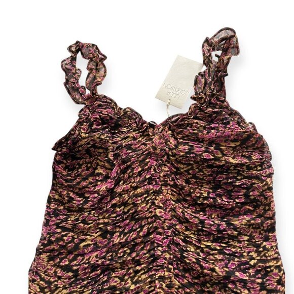 Ulla Johnson Rosaria Silk Midi Dress, in Pomegranate, Size 4, New with Tag‎ - Picture 11 of 16